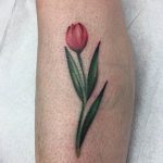 фото тату тюльпан 06.04.2019 №035 - tattoo tulip - tattoo-photo.ru