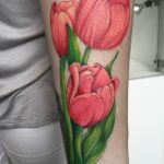 фото тату тюльпан 06.04.2019 №093 - tattoo tulip - tattoo-photo.ru
