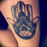 фото хамса оберег тату 03.04.2019 №018 - hamsa charm tattoo - tattoo-photo.ru