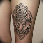 фото хамса оберег тату 03.04.2019 №038 - hamsa charm tattoo - tattoo-photo.ru