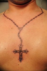 фото христианский оберег тату 03.04.2019 №002 - christian amulet tattoo - tattoo-photo.ru