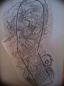 фото японский оберег тату 03.04.2019 №017 - japanese amulet tattoo - tattoo-photo.ru
