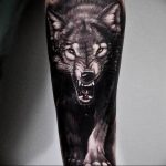 Фото тату волк 20.05.2019 №021 - photo tattoo wolf - tattoo-photo.ru