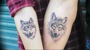 Фото тату волк 20.05.2019 №024 - photo tattoo wolf - tattoo-photo.ru