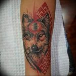 Фото тату волк 20.05.2019 №115 - photo tattoo wolf - tattoo-photo.ru