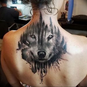 Фото тату волк 20.05.2019 №146 - photo tattoo wolf - tattoo-photo.ru