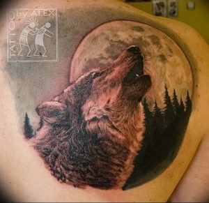 Фото тату волк 20.05.2019 №279 - photo tattoo wolf - tattoo-photo.ru