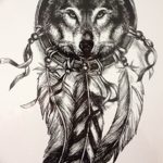 Фото тату волк 20.05.2019 №280 - photo tattoo wolf - tattoo-photo.ru