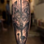 Фото тату волк 20.05.2019 №305 - photo tattoo wolf - tattoo-photo.ru