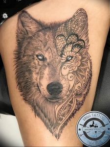 Фото тату волк 20.05.2019 №314 - photo tattoo wolf - tattoo-photo.ru