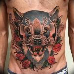 Фото тату волк 20.05.2019 №347 - photo tattoo wolf - tattoo-photo.ru