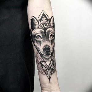 Фото тату волк 20.05.2019 №354 - photo tattoo wolf - tattoo-photo.ru