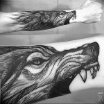 Фото тату волк 20.05.2019 №355 - photo tattoo wolf - tattoo-photo.ru