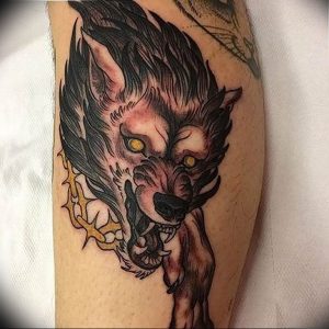 Фото тату волк 20.05.2019 №378 - photo tattoo wolf - tattoo-photo.ru