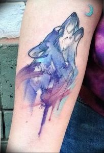 Фото тату волк 20.05.2019 №392 - photo tattoo wolf - tattoo-photo.ru