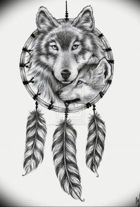 Фото тату волк 20.05.2019 №419 - photo tattoo wolf - tattoo-photo.ru