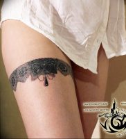 Фото тату подвязка для чулков 20.05.2019 №006 — photo tattoo garter — tattoo-photo.ru
