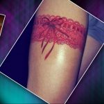Фото тату подвязка для чулков 20.05.2019 №029 - photo tattoo garter - tattoo-photo.ru