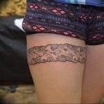 Фото тату подвязка для чулков 20.05.2019 №090 - photo tattoo garter - tattoo-photo.ru