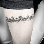 Фото тату подвязка для чулков 20.05.2019 №091 - photo tattoo garter - tattoo-photo.ru