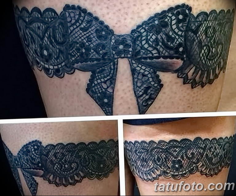 Что татуировка что украшение из кружева ткани на женской прически