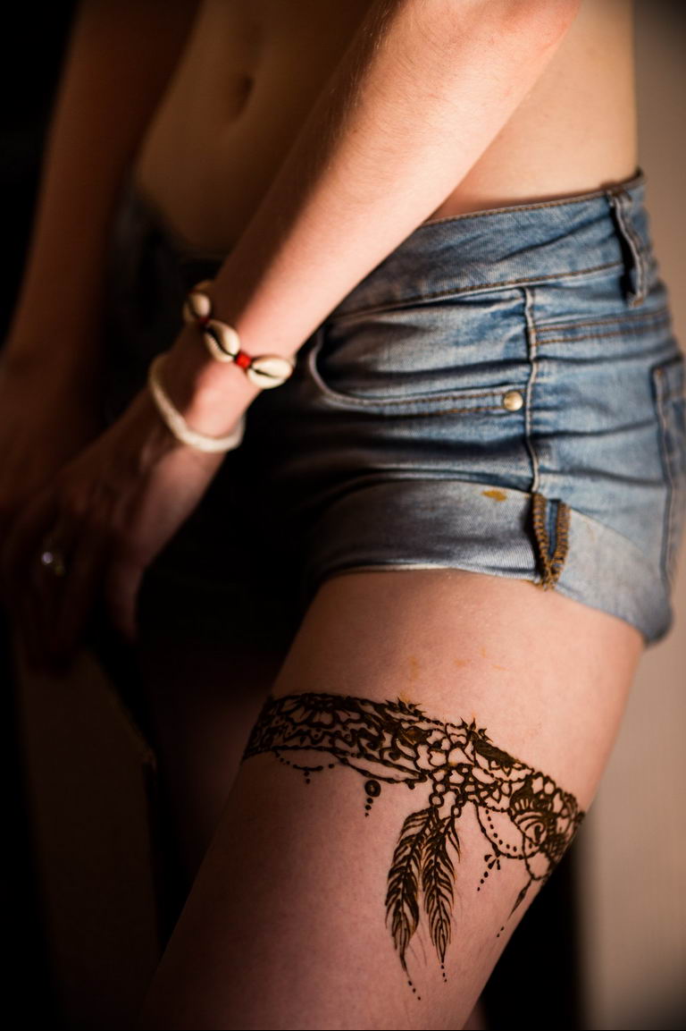 Фото тату подвязка для чулков 20.05.2019 №167 - photo tattoo garter -tattoo-photo.ru - tattoo-photo.ru