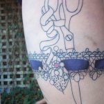 Фото тату подвязка для чулков 20.05.2019 №336 - photo tattoo garter - tattoo-photo.ru