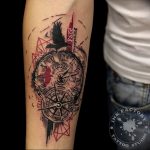 Фото тату часы 20.05.2019 №009 - photo tattoo watch - tattoo-photo.ru