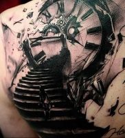 Фото тату часы 20.05.2019 №038 — photo tattoo watch — tattoo-photo.ru