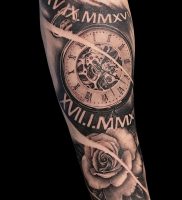 Фото тату часы 20.05.2019 №041 — photo tattoo watch — tattoo-photo.ru
