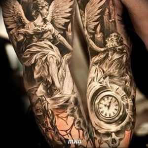 Фото тату часы 20.05.2019 №042 - photo tattoo watch - tattoo-photo.ru