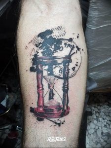 Фото тату часы 20.05.2019 №045 - photo tattoo watch - tattoo-photo.ru
