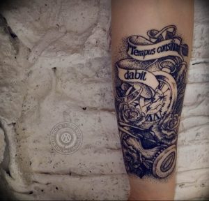 Фото тату часы 20.05.2019 №083 - photo tattoo watch - tattoo-photo.ru