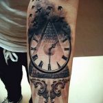 Фото тату часы 20.05.2019 №150 - photo tattoo watch - tattoo-photo.ru