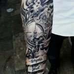 Фото тату часы 20.05.2019 №156 - photo tattoo watch - tattoo-photo.ru