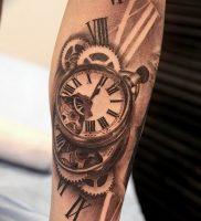 Фото тату часы 20.05.2019 №206 — photo tattoo watch — tattoo-photo.ru