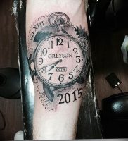 Фото тату часы 20.05.2019 №215 — photo tattoo watch — tattoo-photo.ru