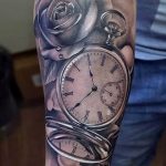Фото тату часы 20.05.2019 №265 - photo tattoo watch - tattoo-photo.ru