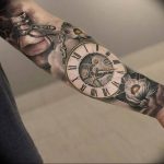 Фото тату часы 20.05.2019 №288 - photo tattoo watch - tattoo-photo.ru