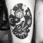 Фото тату часы 20.05.2019 №378 - photo tattoo watch - tattoo-photo.ru