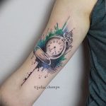 Фото тату часы 20.05.2019 №382 - photo tattoo watch - tattoo-photo.ru