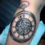 Фото тату часы 20.05.2019 №429 - photo tattoo watch - tattoo-photo.ru