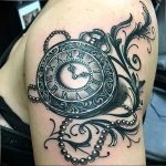 Фото тату часы 20.05.2019 №451 - photo tattoo watch - tattoo-photo.ru