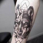 Фото тату волк 20.05.2019 №001 - photo tattoo wolf - tattoo-photo.ru