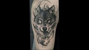 Фото тату волк 20.05.2019 №011 - photo tattoo wolf - tattoo-photo.ru