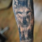 Фото тату волк 20.05.2019 №015 - photo tattoo wolf - tattoo-photo.ru