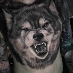 Фото тату волк 20.05.2019 №022 - photo tattoo wolf - tattoo-photo.ru