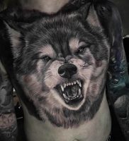 Фото тату волк 20.05.2019 №022 — photo tattoo wolf — tattoo-photo.ru