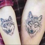 Фото тату волк 20.05.2019 №024 - photo tattoo wolf - tattoo-photo.ru