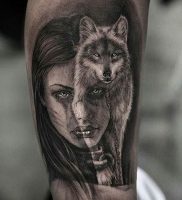Фото тату волк 20.05.2019 №059 — photo tattoo wolf — tattoo-photo.ru